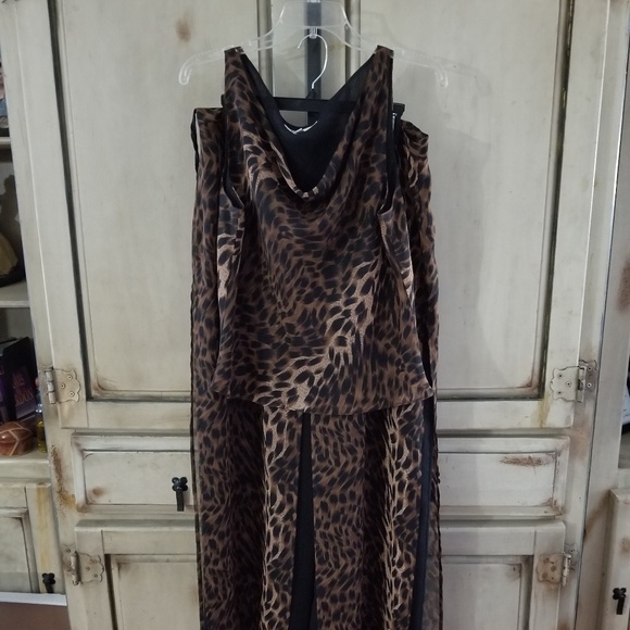 Dress Barn Pants Dressbarn Plus Size Cheetah Print Set Poshmark